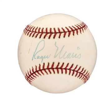 Magnificent Roger Maris Single Signed OAL MacPhail Baseball 
